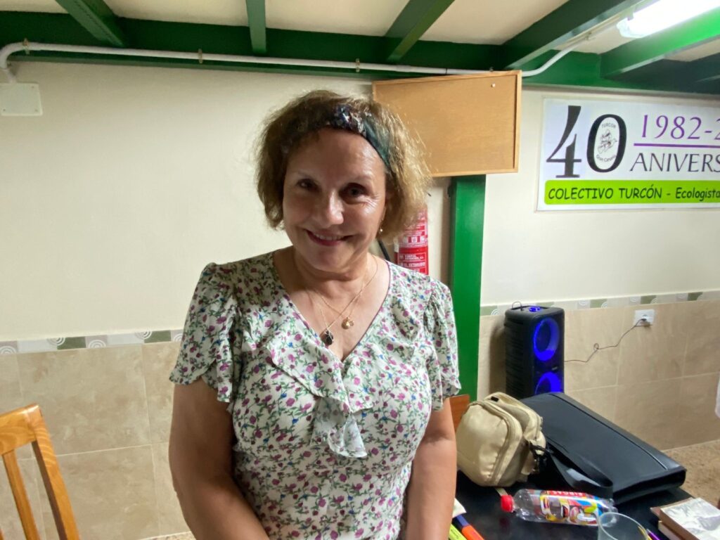 Consuelo Jorges López, presidenta de Turcón Ecologistas en Acción